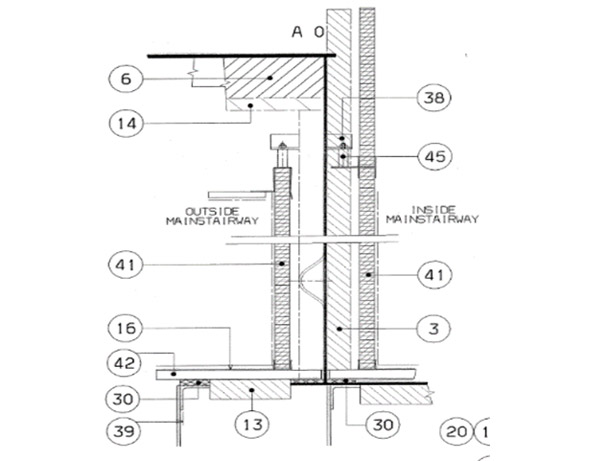 Detailed insulation drawing